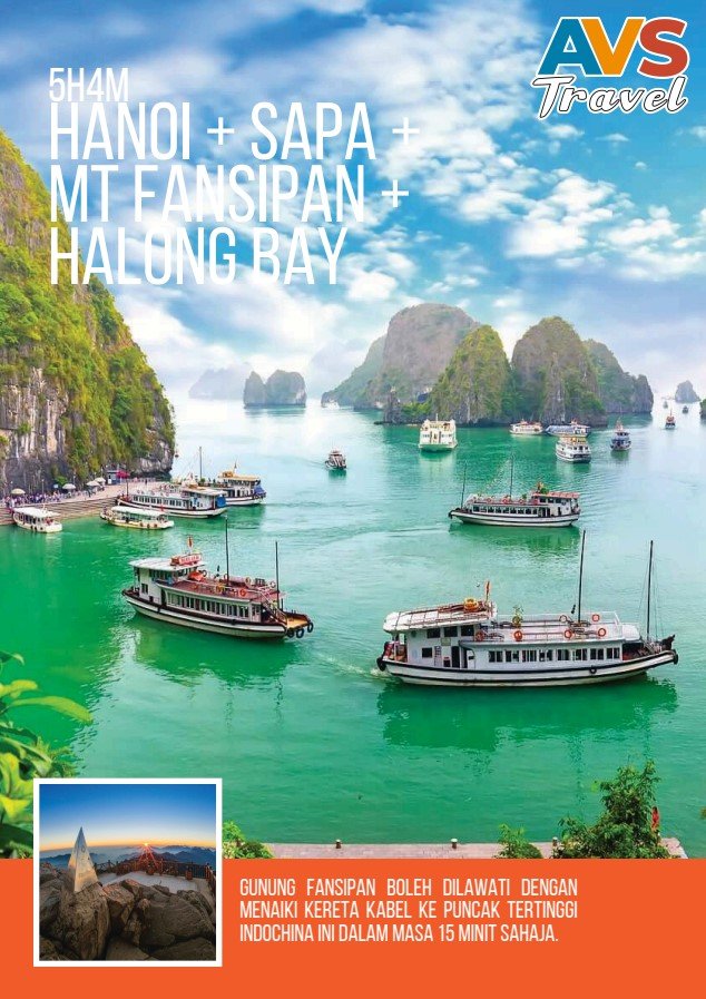 5D4N Hanoi + Sapa + Mt. Fansipan + Halong Bay